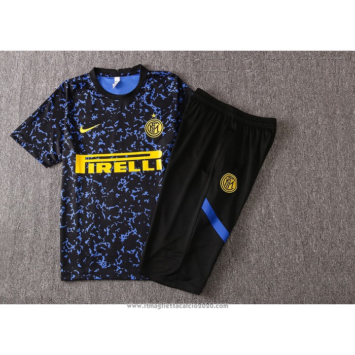 Tuta da Track Inter Manica Corta 2020 2021 Blu